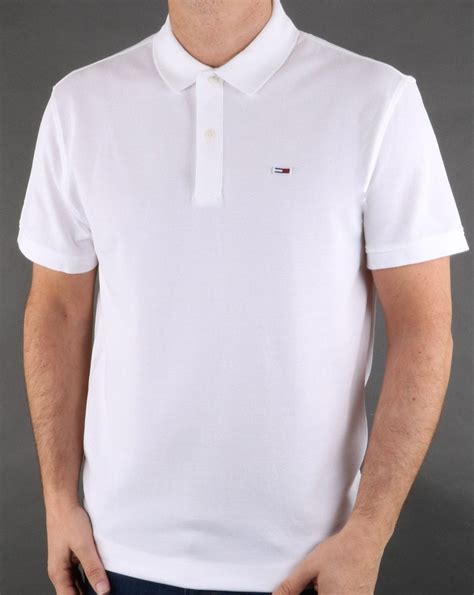 polo tommy hilfiger hombre blanca